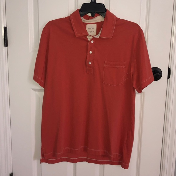 Salmon color men’s Billy Reid polo! - Picture 2 of 4